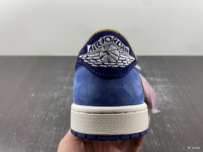 Rep TBK 1 TRAVIS JORDAN AIR DM7866-808 CUSTOM SCOTT X 0803